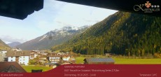 Archived image Webcam View to Neustift and Serles 13:00