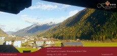 Archived image Webcam View to Neustift and Serles 13:00