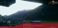 Archiv Foto Webcam Blick Neustift und Serles / Stubaital 06:00
