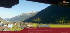 Archived image Webcam View to Neustift and Serles 11:00