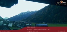Archiv Foto Webcam Blick Neustift und Serles / Stubaital 07:00