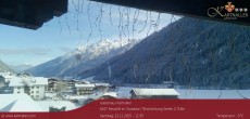 Archived image Webcam View to Neustift and Serles 10:00