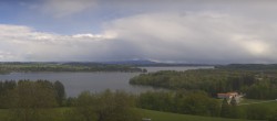 Archived image Webcam Panoramic View Waginger See 13:00