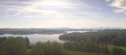 Archiv Foto Webcam Panoramablick auf Waginger und Tachinger See 07:00