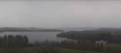 Archiv Foto Webcam Panoramablick auf Waginger und Tachinger See 07:00