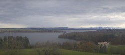 Archiv Foto Webcam Panoramablick auf Waginger und Tachinger See 09:00