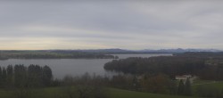 Archiv Foto Webcam Panoramablick auf Waginger und Tachinger See 13:00