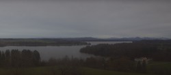 Archiv Foto Webcam Panoramablick auf Waginger und Tachinger See 15:00