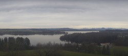 Archived image Webcam Panoramic View Waginger See 13:00