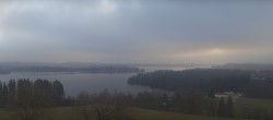 Archiv Foto Webcam Panoramablick auf Waginger und Tachinger See 07:00