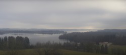 Archiv Foto Webcam Panoramablick auf Waginger und Tachinger See 09:00