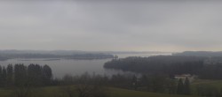 Archiv Foto Webcam Panoramablick auf Waginger und Tachinger See 11:00