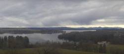 Archiv Foto Webcam Panoramablick auf Waginger und Tachinger See 09:00