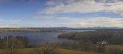 Archiv Foto Webcam Panoramablick auf Waginger und Tachinger See 11:00