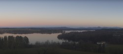 Archiv Foto Webcam Panoramablick auf Waginger und Tachinger See 17:00