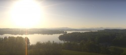 Archiv Foto Webcam Panoramablick auf Waginger und Tachinger See 06:00