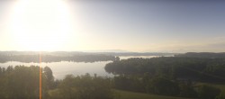 Archiv Foto Webcam Panoramablick auf Waginger und Tachinger See 06:00