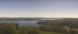 Archiv Foto Webcam Panoramablick auf Waginger und Tachinger See 09:00
