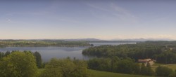 Archiv Foto Webcam Panoramablick auf Waginger und Tachinger See 11:00