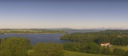 Archiv Foto Webcam Panoramablick auf Waginger und Tachinger See 17:00