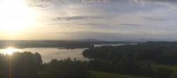 Archiv Foto Webcam Panoramablick auf Waginger und Tachinger See 05:00