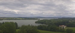 Archiv Foto Webcam Panoramablick auf Waginger und Tachinger See 11:00