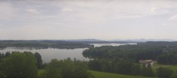 Archiv Foto Webcam Panoramablick auf Waginger und Tachinger See 09:00