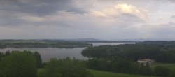 Archiv Foto Webcam Panoramablick auf Waginger und Tachinger See 19:00