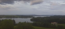 Archiv Foto Webcam Panoramablick auf Waginger und Tachinger See 21:00