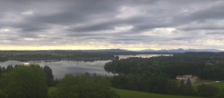 Archiv Foto Webcam Panoramablick auf Waginger und Tachinger See 06:00