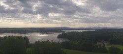 Archiv Foto Webcam Panoramablick auf Waginger und Tachinger See 07:00