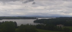 Archiv Foto Webcam Panoramablick auf Waginger und Tachinger See 13:00