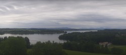 Archiv Foto Webcam Panoramablick auf Waginger und Tachinger See 17:00