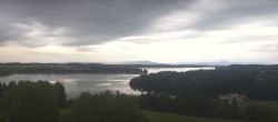 Archiv Foto Webcam Panoramablick auf Waginger und Tachinger See 19:00