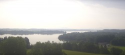 Archiv Foto Webcam Panoramablick auf Waginger und Tachinger See 07:00