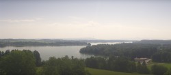Archiv Foto Webcam Panoramablick auf Waginger und Tachinger See 09:00