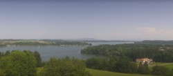 Archiv Foto Webcam Panoramablick auf Waginger und Tachinger See 15:00