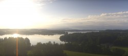 Archiv Foto Webcam Panoramablick auf Waginger und Tachinger See 06:00