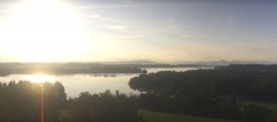 Archiv Foto Webcam Panoramablick auf Waginger und Tachinger See 06:00