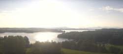 Archiv Foto Webcam Panoramablick auf Waginger und Tachinger See 07:00