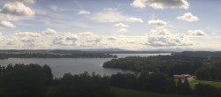 Archiv Foto Webcam Panoramablick auf Waginger und Tachinger See 09:00