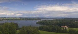 Archiv Foto Webcam Panoramablick auf Waginger und Tachinger See 13:00