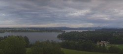 Archived image Webcam Panoramic View Waginger See 19:00