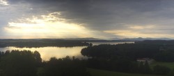 Archiv Foto Webcam Panoramablick auf Waginger und Tachinger See 06:00