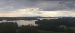 Archiv Foto Webcam Panoramablick auf Waginger und Tachinger See 07:00