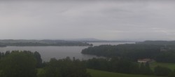 Archiv Foto Webcam Panoramablick auf Waginger und Tachinger See 09:00