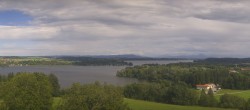 Archiv Foto Webcam Panoramablick auf Waginger und Tachinger See 15:00