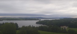 Archiv Foto Webcam Panoramablick auf Waginger und Tachinger See 05:00