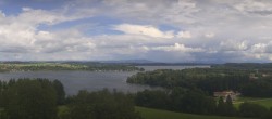 Archiv Foto Webcam Panoramablick auf Waginger und Tachinger See 13:00