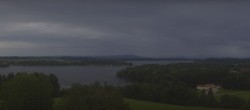 Archiv Foto Webcam Panoramablick auf Waginger und Tachinger See 21:00